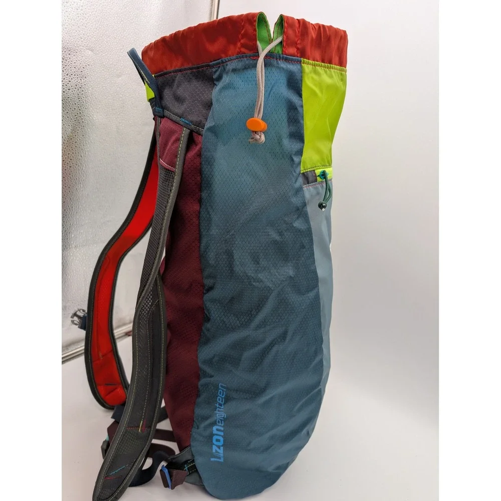 Cotopaxi Luzon 18L Del Dia Backpack Multicolor Ripstop Nylon SSM Health Logo